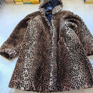 Dennis Basso leopard print jacket